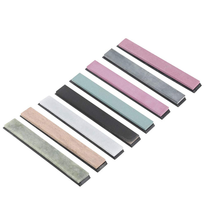 Zerodis Wetzstein-Set, 8-teilig, Schleifstein, Körnung 240/400/800/1000/3000/5000/8000/10000 Schleif