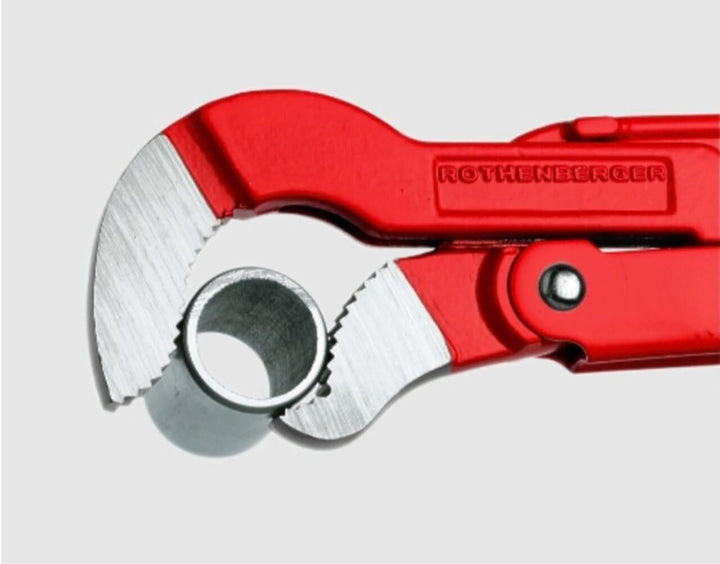 Rothenberger Industrial Eckrohrzange 45°, Ø: 48 mm, Länge: 425 mm, 070657E Ø 1 1/2" / 48 mm, Ø 1 1/2