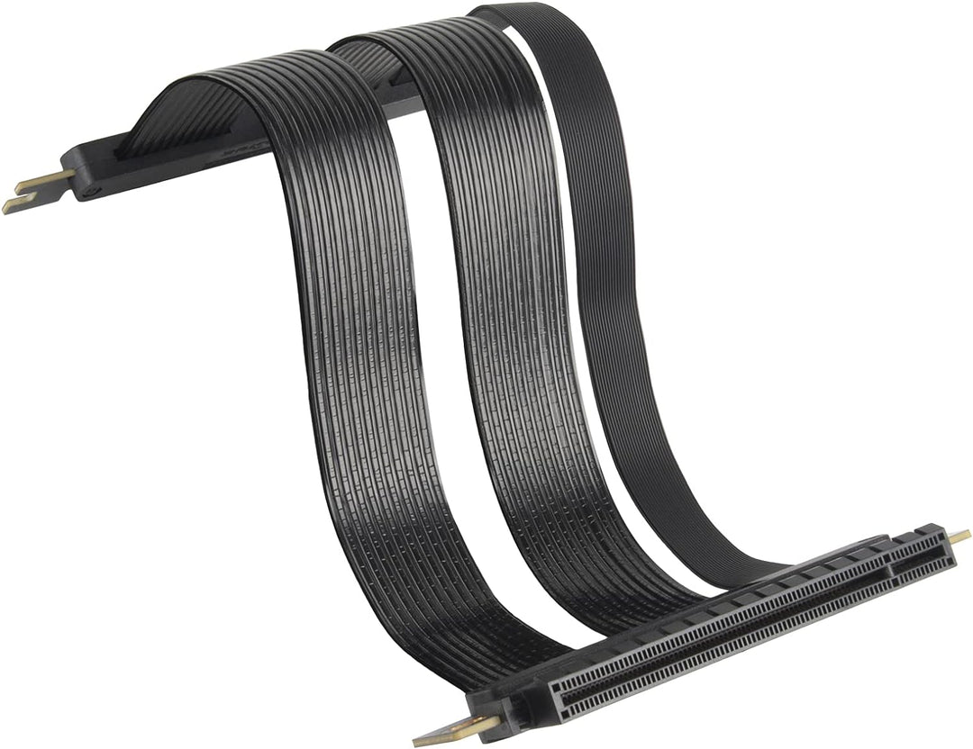 SilverStone Technology SST-RC05B-220-220mm hochwertiges Flexibles PCIe-4.0-x16-Riser-Kabel