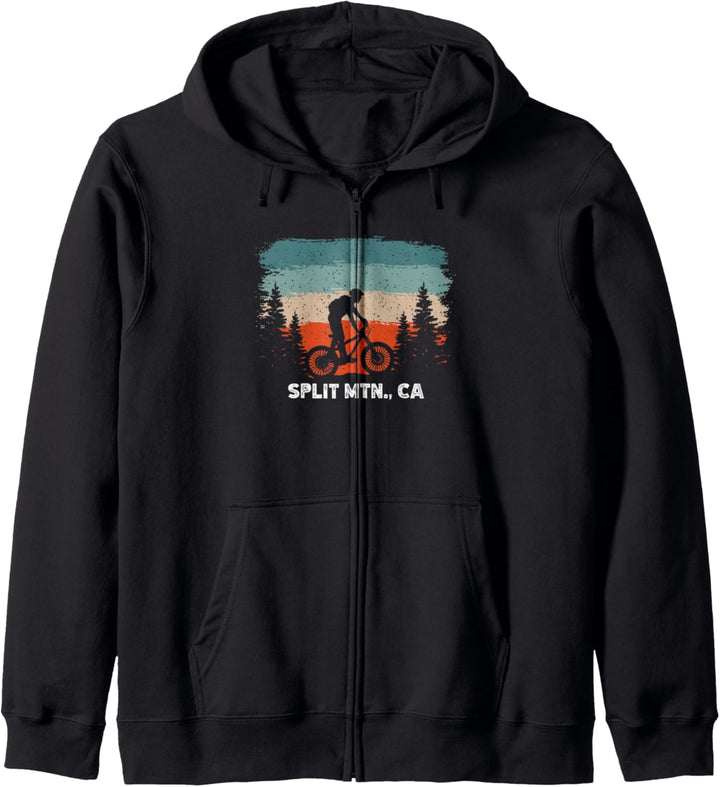Mountainbike Retro Sunset Vintage Split MTN., CA Kapuzenjacke