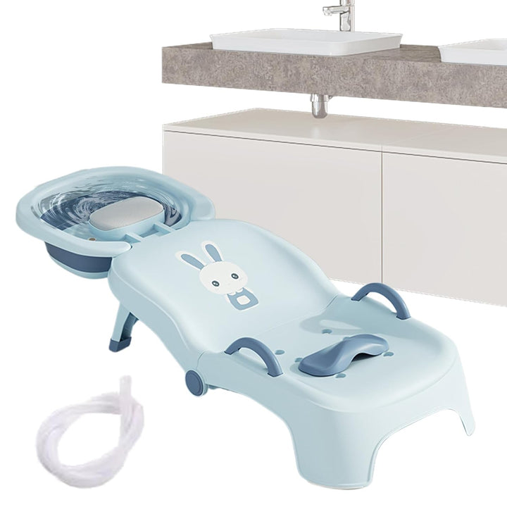 Kinder Haarewaschen Stuhl,Klappbarer Kinder Haarwaschbad-Sitz | Baby Liegesitz Mit Kopfstütze Zu Hau