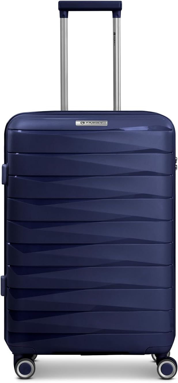 Franky Check-in Koffer für Damen und Herren | mittelgrosser Trolley 42 x 24 x 65 cm aus hochwertigem