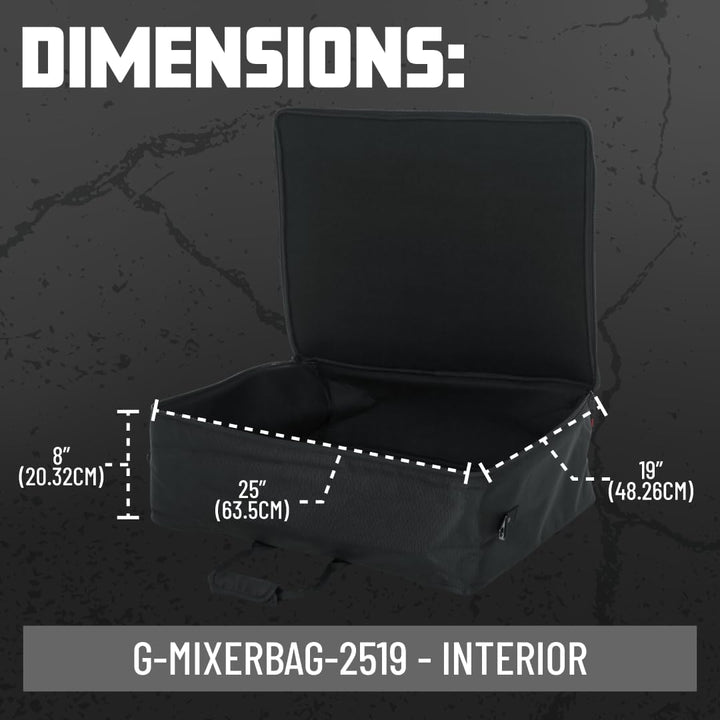GATOR-Koffer aus verstärktem Nylon G-Mixerbag 25" x 19 2519 25" x 19" x 8", 2519 25" x 19" x 8"