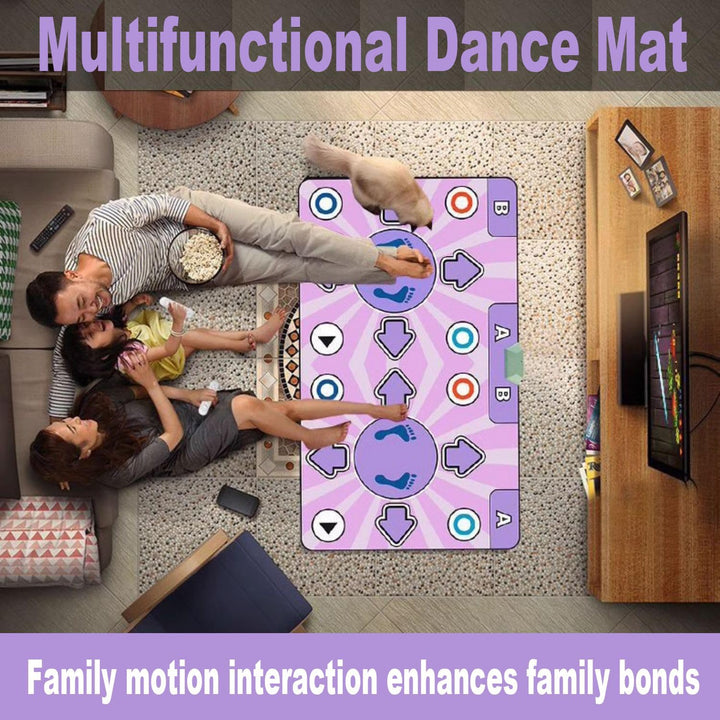 Tanzmatte für Kinder ab 8 Jahre Mädchen，Tanzmatte Erwachsene，Fun Kids Dancing Exercise Game, Plug an