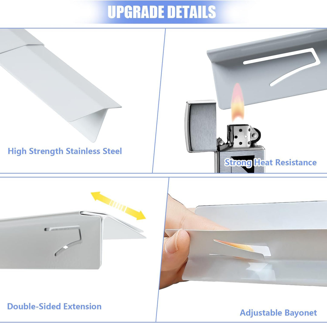 2 Stück küchenleiste arbeitsplatte,Edelstahl Stove Gap Cover Für Herdplatten Breite 0.79 Zoll&verste