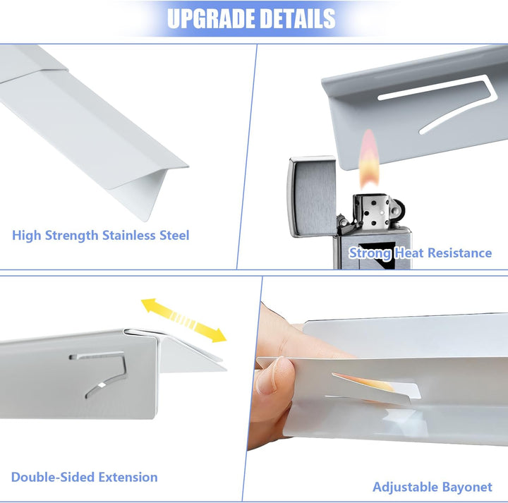 2 Stück küchenleiste arbeitsplatte,Edelstahl Stove Gap Cover Für Herdplatten Breite 0.79 Zoll&verste
