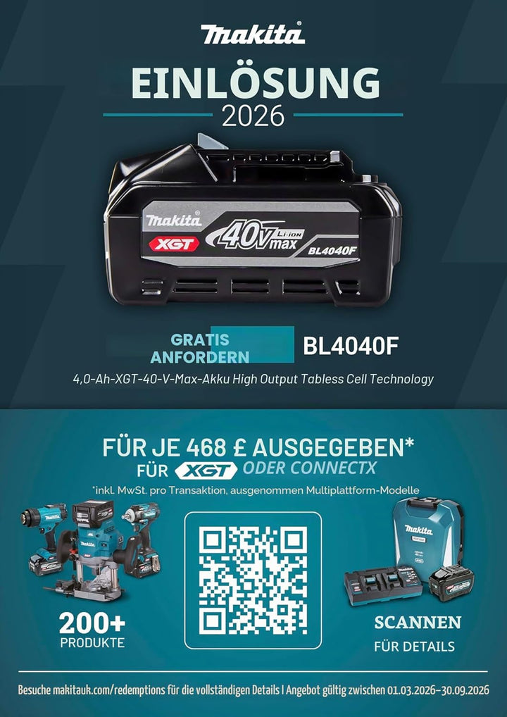 Makita CL003GZ04, handstaubsauger, Schwarz