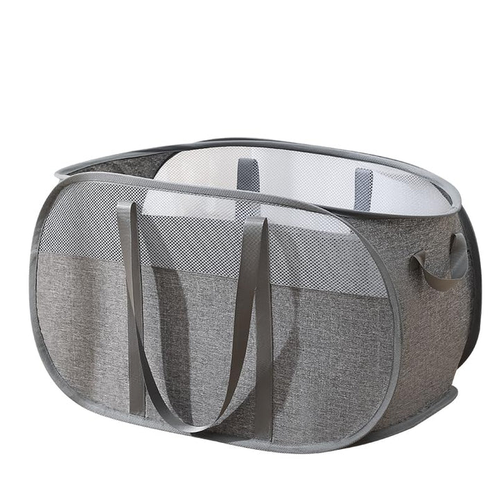 Pop Up Wäschekorb Faltbar Mit Griff - Wäschetonne Klappbar 75L - Aufbewahrungskorb Für Kinderzimmer,