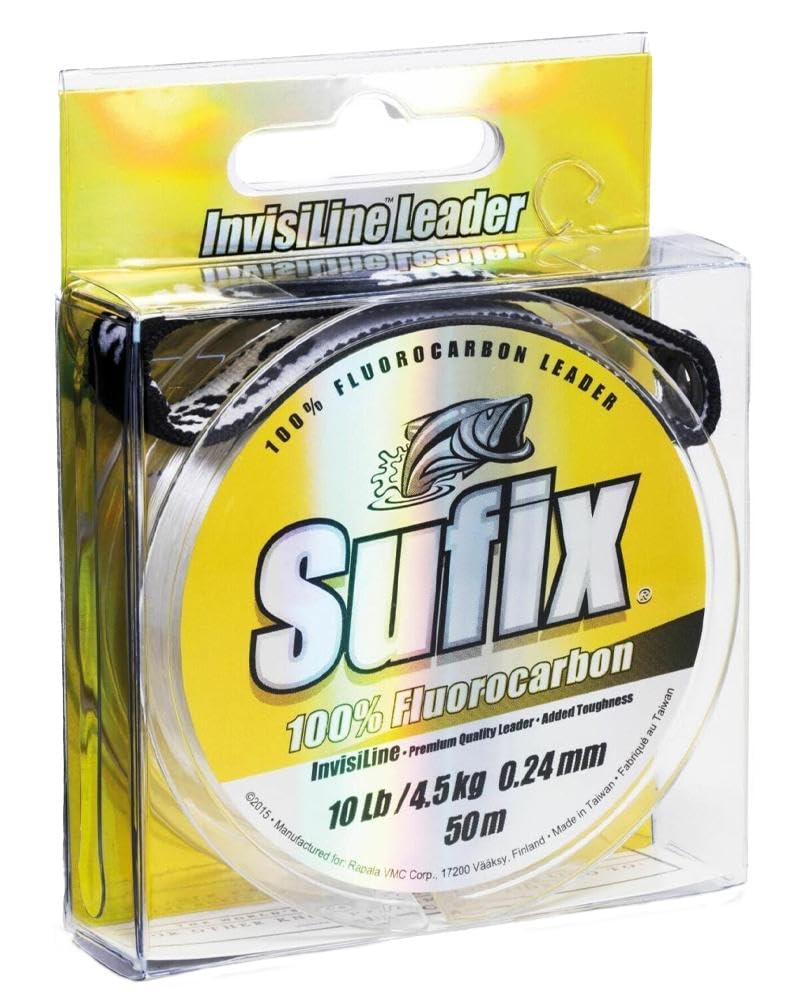 Sufix Invisiline 100% Fluorocarbon unsichtbar Angeln Line/Leader 100lb, 100lb