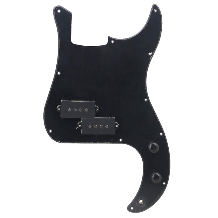 BQLZR Prewired PB Bass Pickguard Kit f¨¹r P-Bassgitarre schwarz