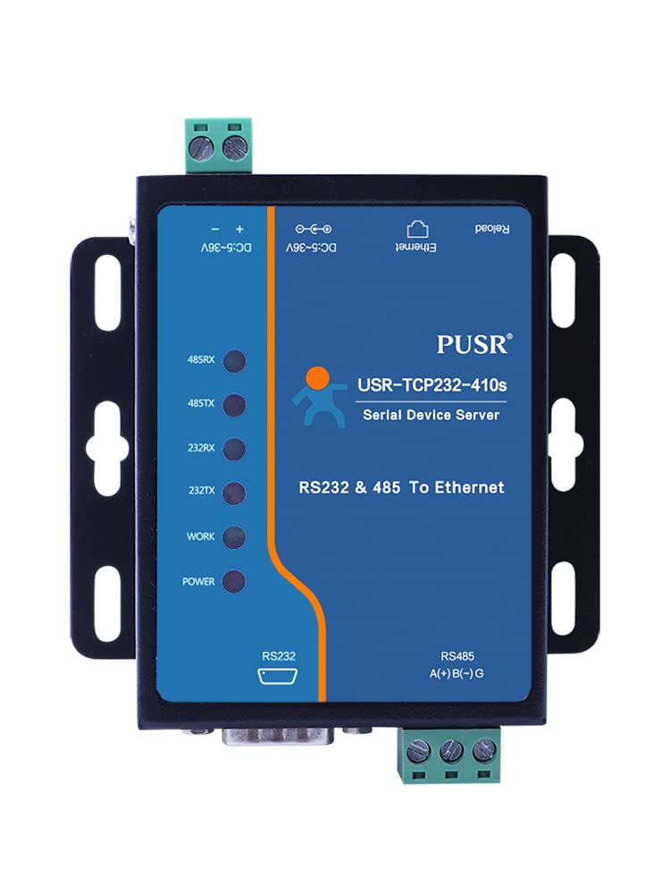 PUSR RS232 RS485 Modbus RTU zu Modbus TCP Gateway Seriell zu Ethernet Konverter USR-TCP232-410s