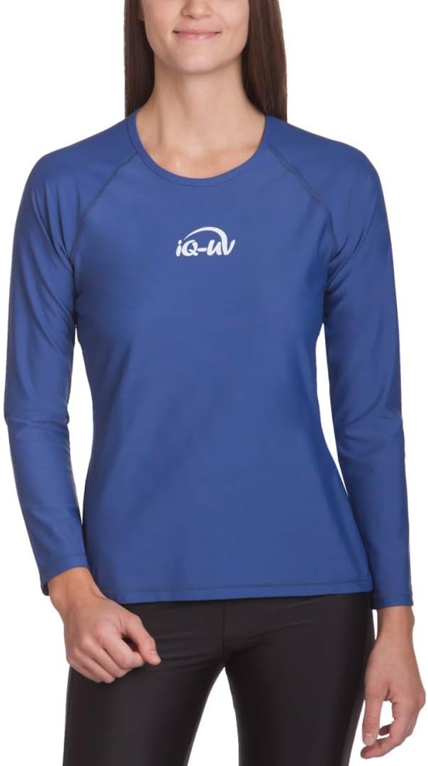 iQ-UV Shirt Langarm Damen iQ Company UV Schutz Bekleidung Wasser Schnorcheln recycelt XS Blau (Navy)