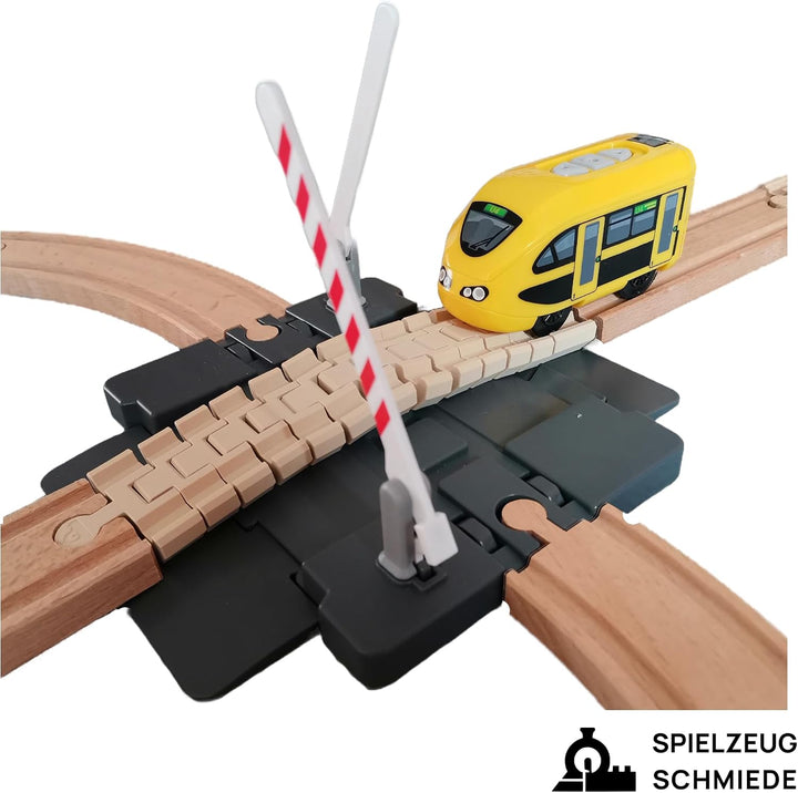 Flexible Schiene für Holzeisenbahn - Länge 18 cm, Kompatibel mit Brio &amp; Co. (1 Stück), 1 St&amp;