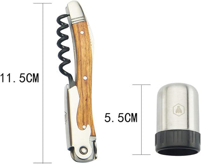 LAGUIOLE - Komplettes Picknick-Set - 18-teilig - Messer - Gabeln - Korkenzieher - Kiefernholzgriffe