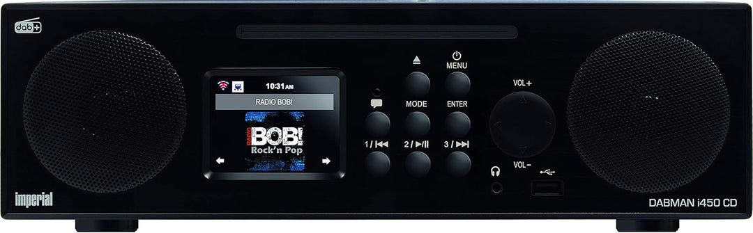 Imperial DABMAN i450 CD Internetradio/DAB+ Digitalradio mit CD Player (DAB+ Radio, Internet/DAB+ / D