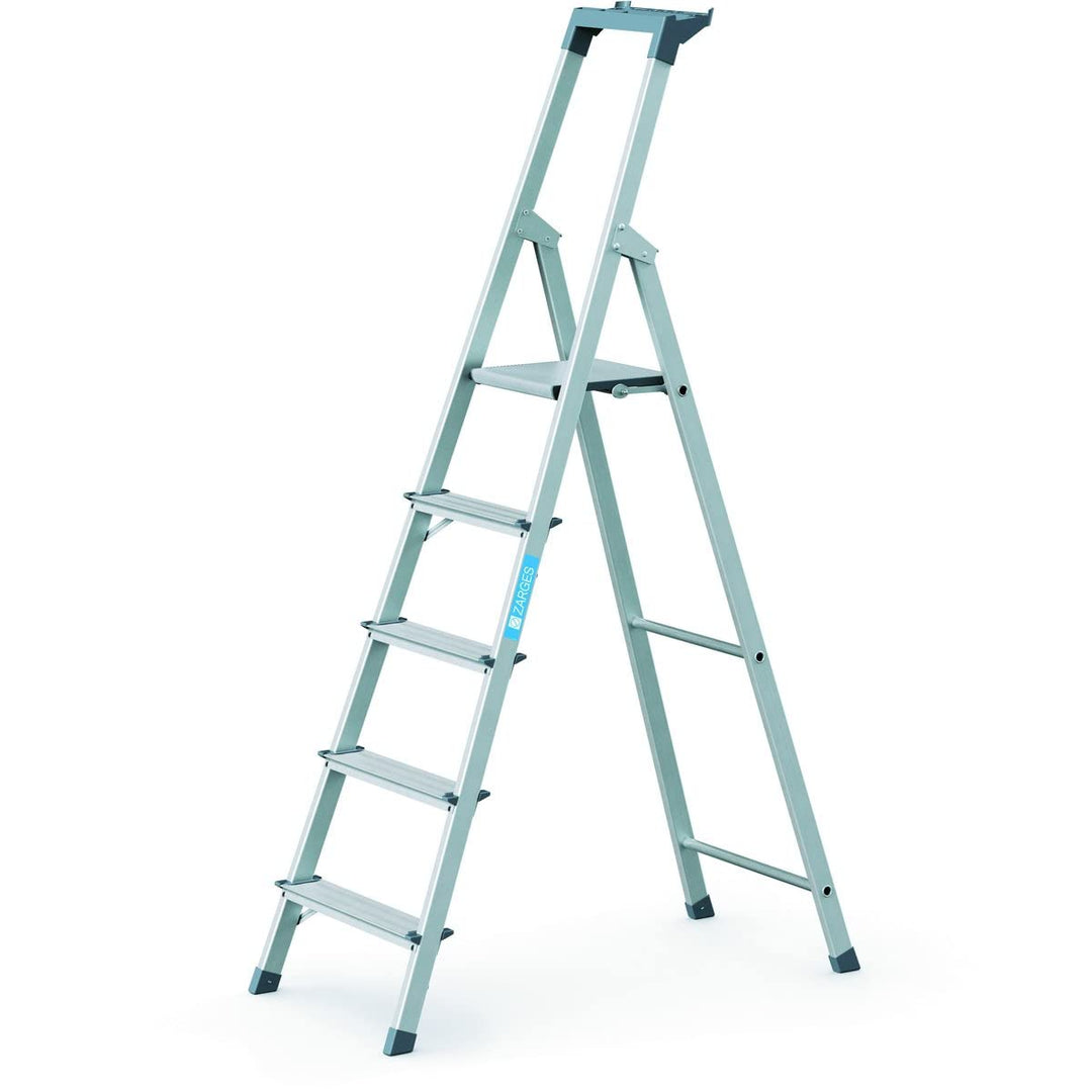 ZARGES 5 Stufen-Stehleiter Z200, einseitig, eloxiert