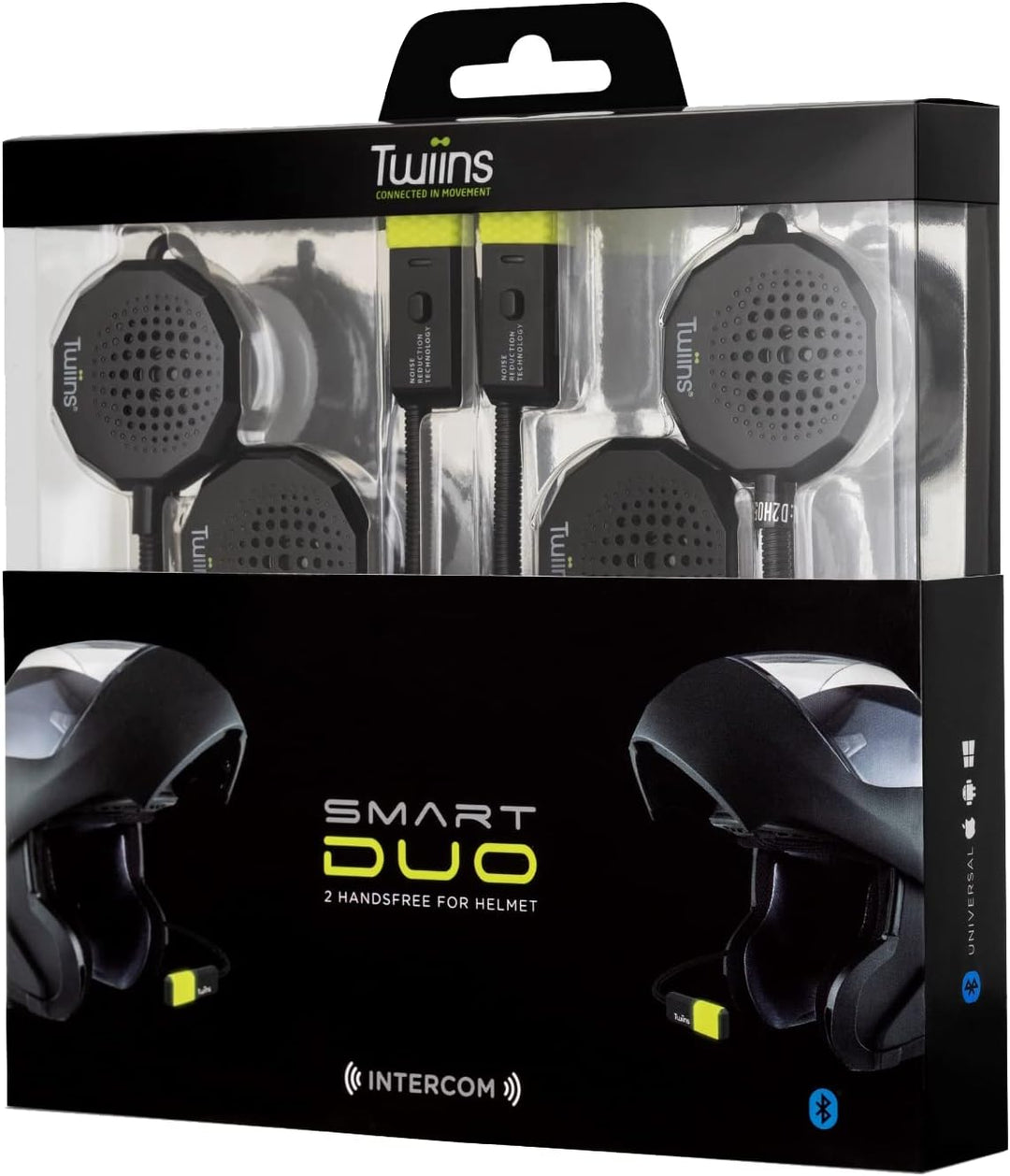 TWIINS HANDSFREE Smart Duo Gegensprechanlage 5.0 Taglia unica, Taglia unica