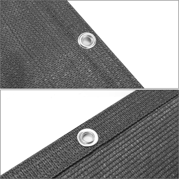 Sekey Balkon Sichtschutz Balkonabdeckung HDPE 220 g/m², 120x600cm, Leicht Transparent Wind- und UV-S