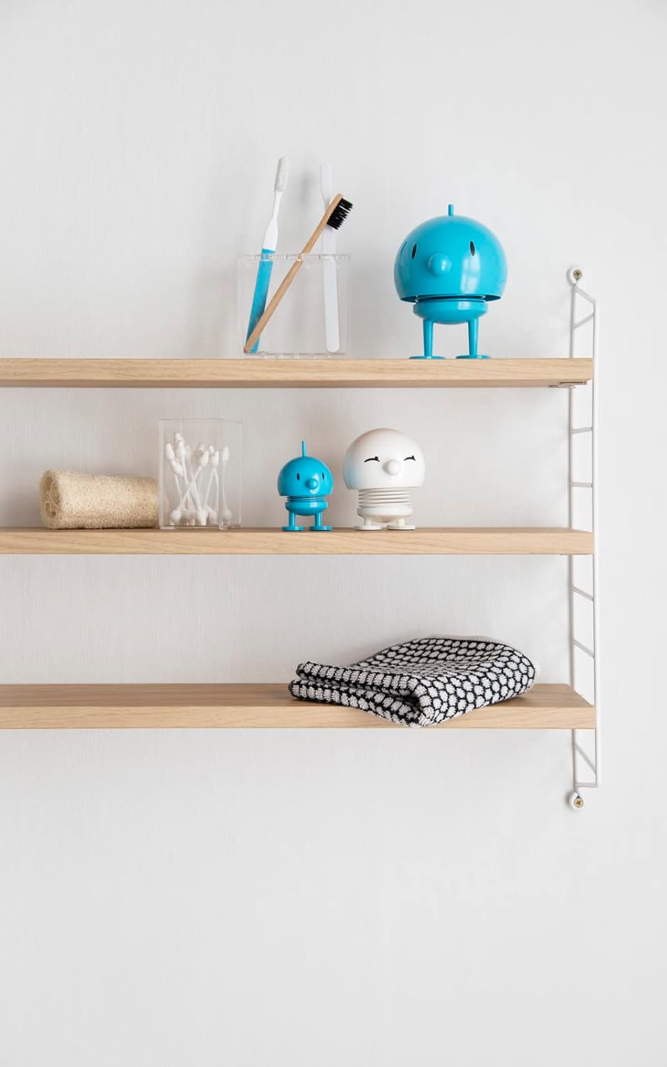 Hoptimist Bimble Wackelfigur & Glücksbringer, Skandinavische Deko Figuren für Wohnzimmer, Schreibtis