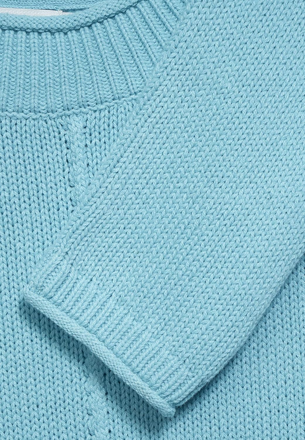 CECIL Damen 301419 Pullover, Sporty Sky Blue, L