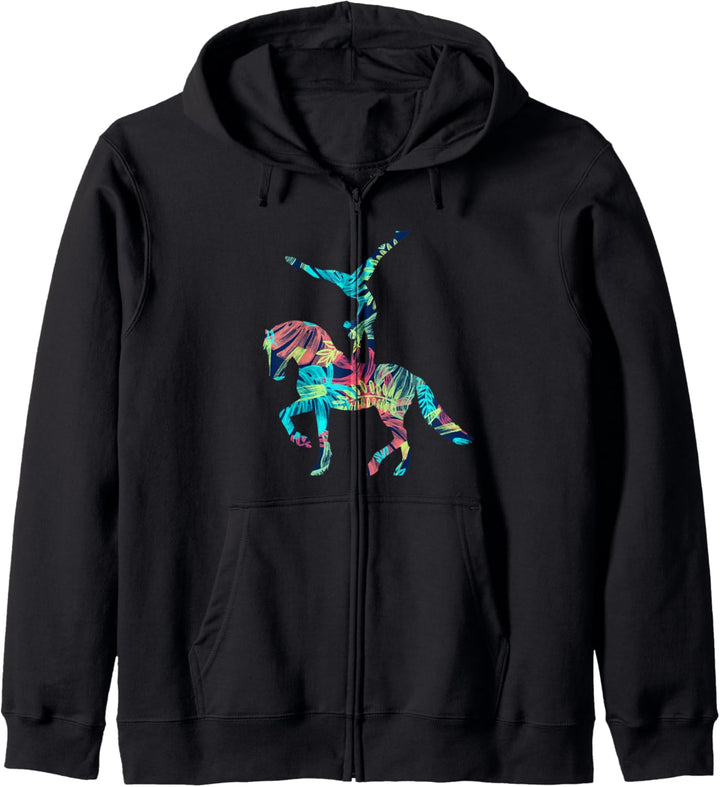Voltigieren Jungle Design | Pferdesport - Pferde - Volti Kapuzenjacke