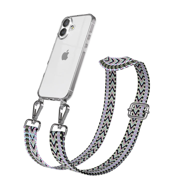 EAZY CASE Handykette - Verstellbares Taschenband kompatibel mit iPhone 17, Schulterriemen, Handykord