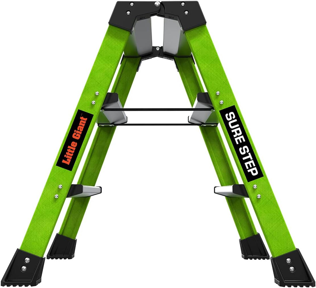 Little Giant Ladders, Sure Step, 3-stufig, doppelseitiger Tritthocker, Fiberglas, (11953), Typ 1AA,