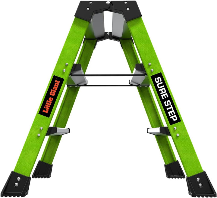 Little Giant Ladders, Sure Step, 3-stufig, doppelseitiger Tritthocker, Fiberglas, (11953), Typ 1AA,