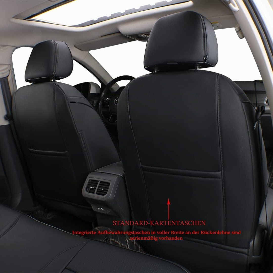 Easeadd Custom Sitzbezüge für VW Golf 7 zubehör 2012 2013 2014 2015 2016 2017 2018 2019 GTI,GTD,GTE,