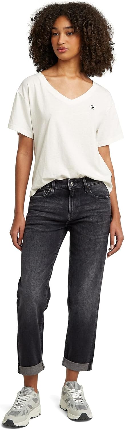 G-STAR RAW Damen Kate Boyfriend Jeans 23W / 28L Grau (Vintage Basalt D15264-c293-b168), 23W / 28L Gr