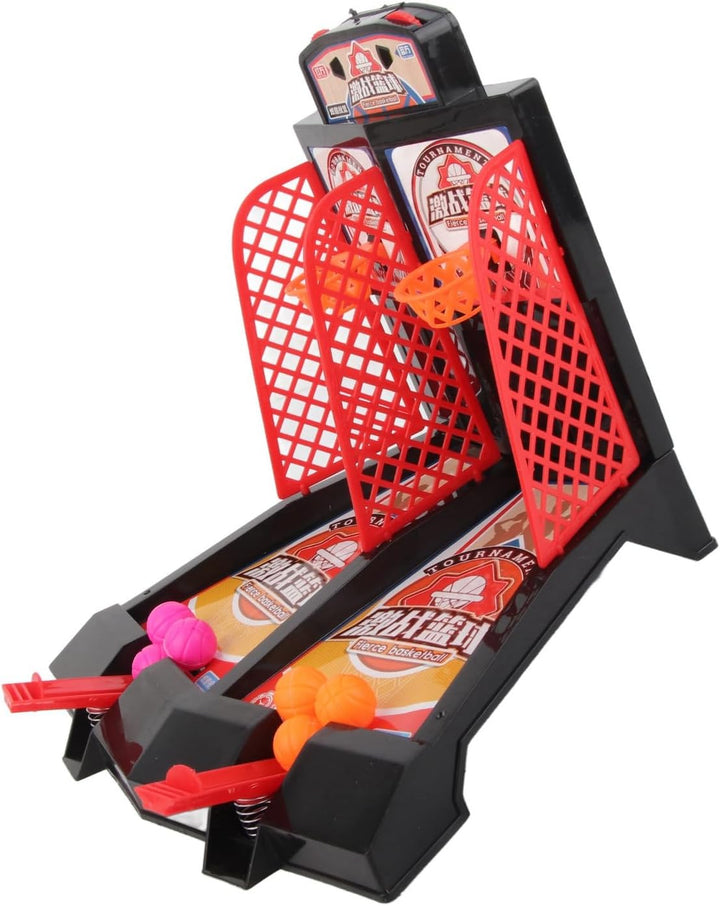 VGEBY Basketball Desktop Spielzeug, Kinder Basketball Tabletop Spiel Schiessen Katapult Spielzeug Se