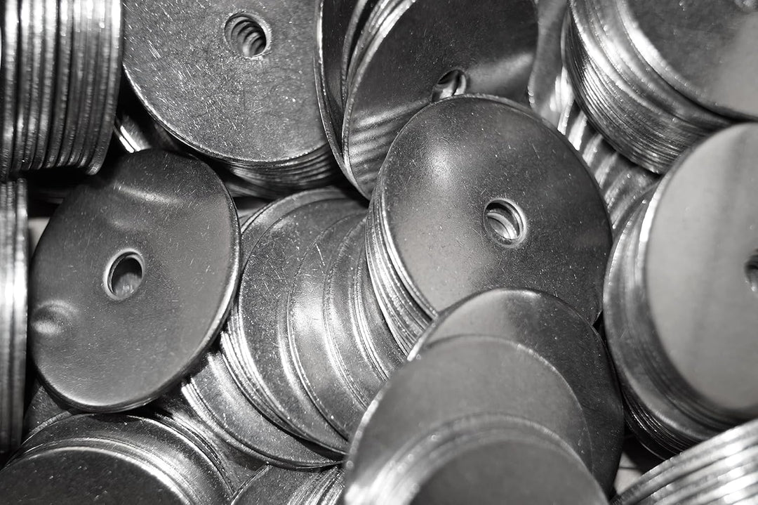 Karosseriescheiben M10 Edelstahl V2A 25 Stück Unterlegscheiben 10,5X50X1,5 mm aus rostfreier Edelsta