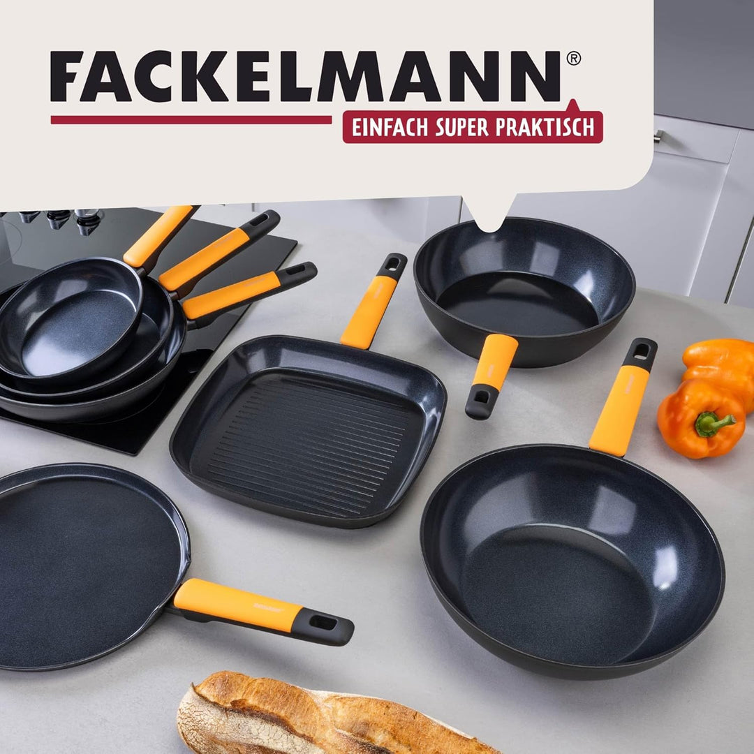 Fackelmann Bratpfanne Soft – Ø 20 cm aus geschmiedetem Aluminium, mit Greblon CK2 Ceramic Beschichtu
