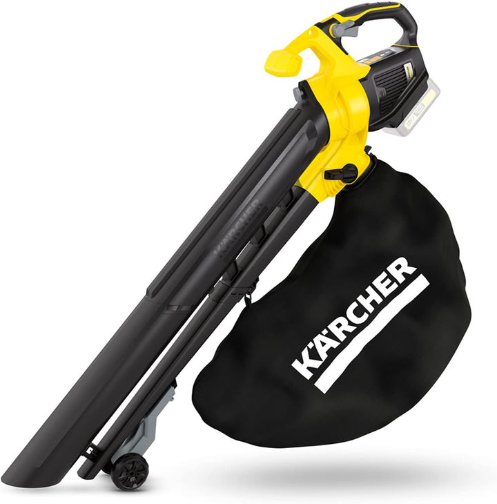 Kärcher 18 V Akku-Laubbläser und Laubsauger BLV 18-200 Battery, mit Mulchfunktion, Luftgeschwindigke