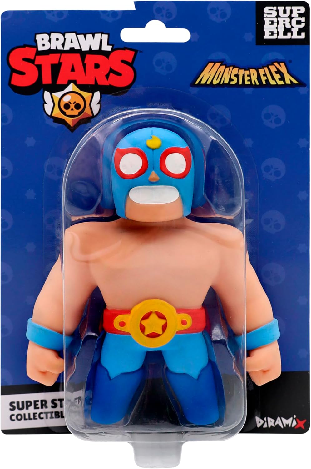 Bizak Monsterflex Brawl Stars Sammlerfigur, Super ausziehbar und elastisch, 13 cm, 10 zum Sammeln, f