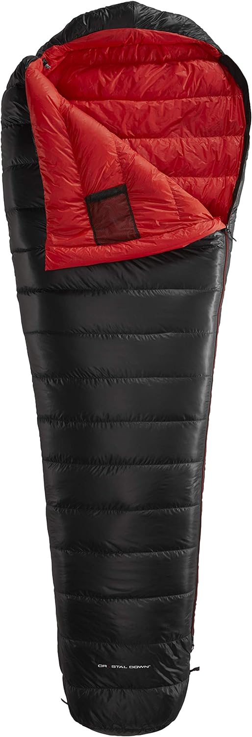 Yeti Vib 250 +5 Grad - Daunenschlafsack Schwarz/Rot XL/LI, Schwarz/Rot XL/LI