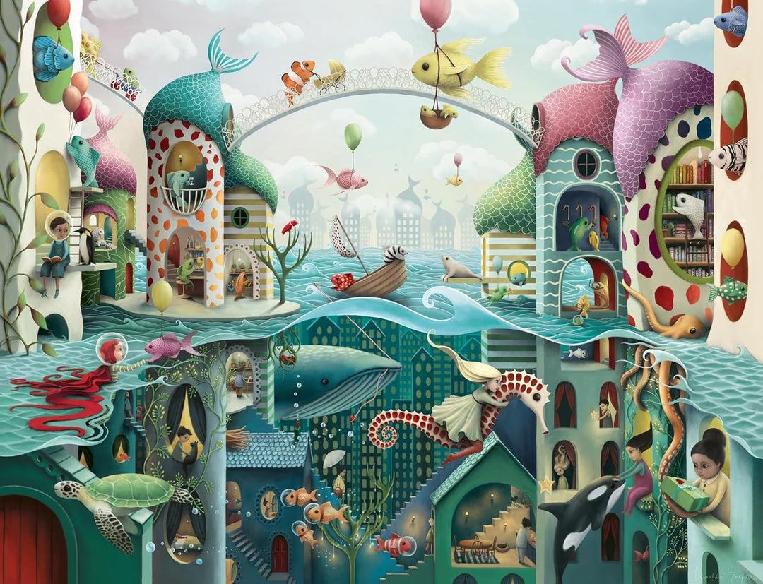 Ravensburger 135919 Fish 16823 Wenn die Fische Laufen können, Mehrfarbig