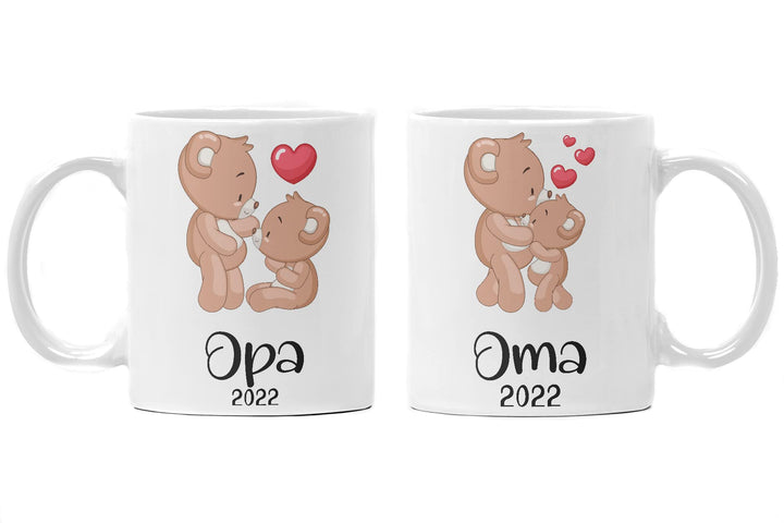 Trendation - Ihr werdet Oma und Opa 2022 Geschenk Schwangerschaft Verkünden Überraschung Baby Du Wir