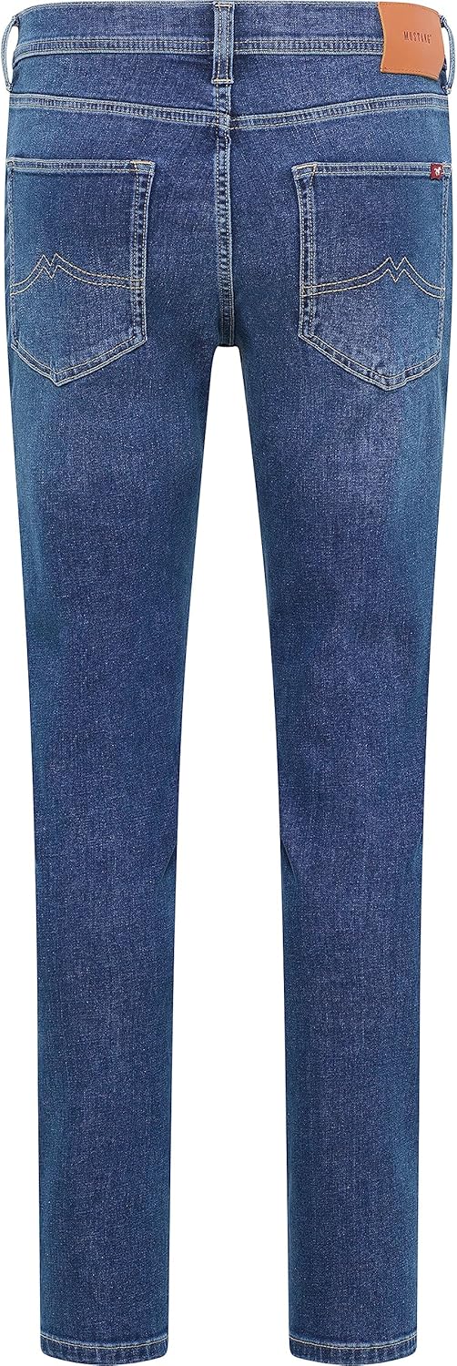 MUSTANG Herren Jeans Hose Style Orlando Slim 28W / 30L Blau, 28W / 30L Blau