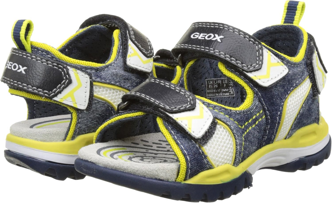 Geox Jungen J Borealis Boy D Sandalen 27 EU Blau Navy Limec0749, 27 EU Blau Navy Limec0749