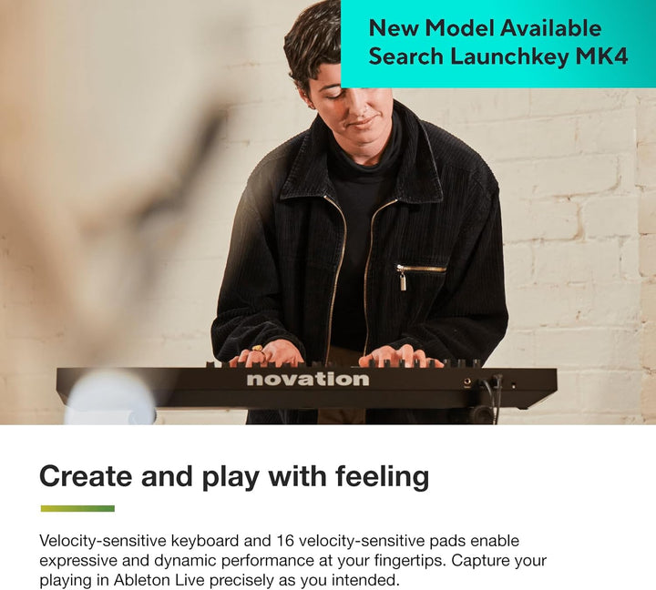 Novation Launchkey 49 [MK3] MIDI-Controller-Keyboard – Nahtlose Integration in Ableton Live. Akkordm