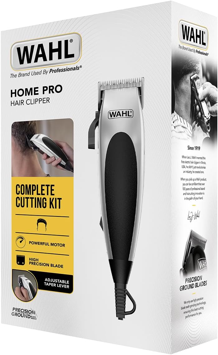 Wahl Home Pro Corded Hair Clipper, Haarschneider für Männer, Haareschneiden zu Hause, Herrenclipper-