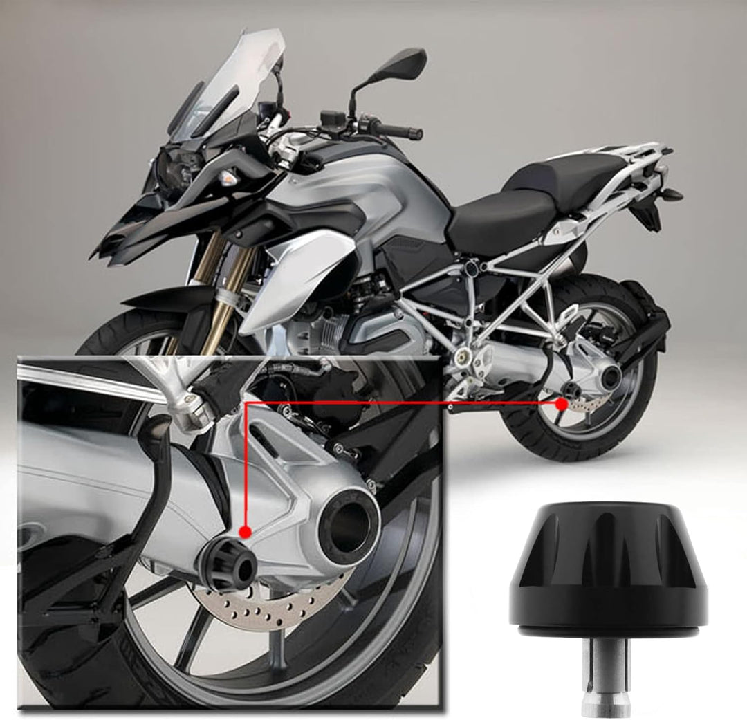 EMSea Motorrad Sturzpad Kardan Crash Slider Protector Achsantrieb Gehäuse Rahmenteile Kompatibel mit