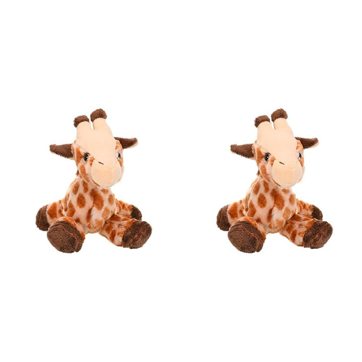 Wild Republic 14885 Hug'ems Plüschtier, Kuscheltier, Giraffe 18cm (Packung mit 2) 18 cm (Packung mit