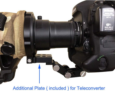 Haoge Kamera-Objektiv-Bajonett-Halterung für Nikon Nikkor AF-S 800 mm f5.6E FL ED VR Super Teleobjek