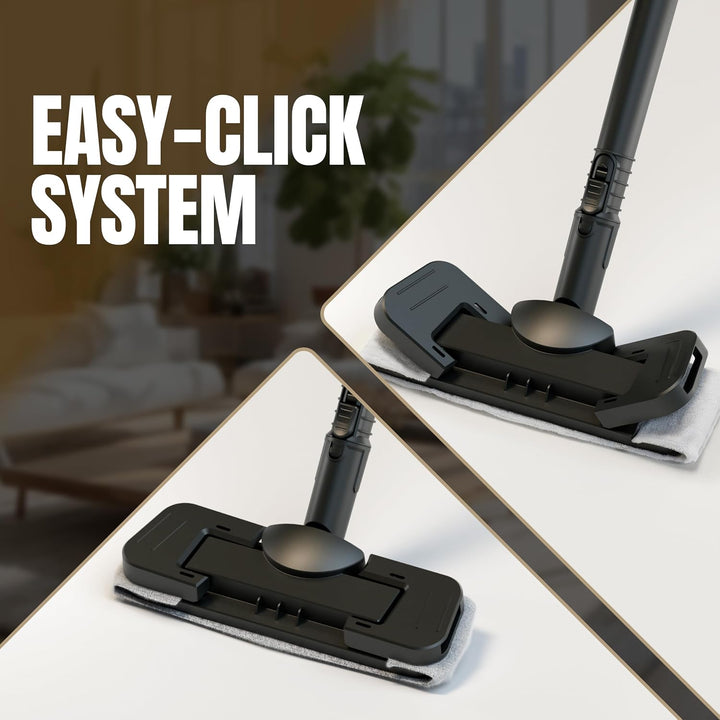 HEINRICHS Mopp-Set für Dampfreiniger, Handdampfreiniger für zuhause, Steam Cleaner, kurze Aufheizzei