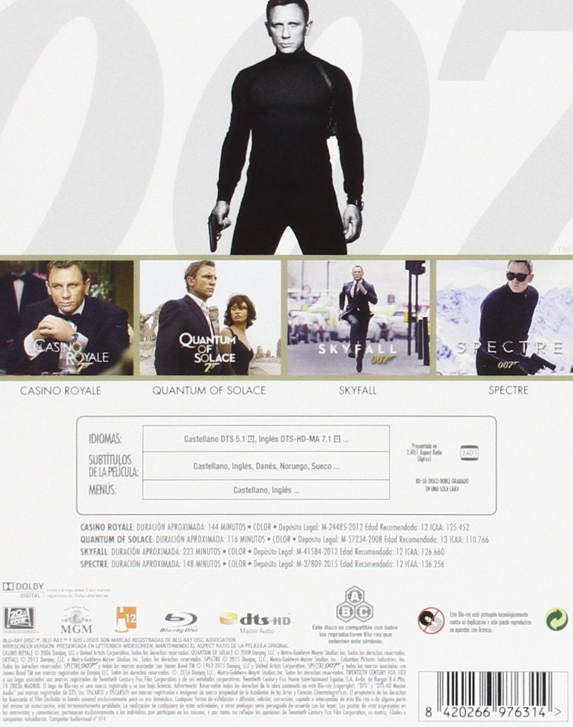 Bond. Colección Daniel Craig [Blu-ray], Blu-ray