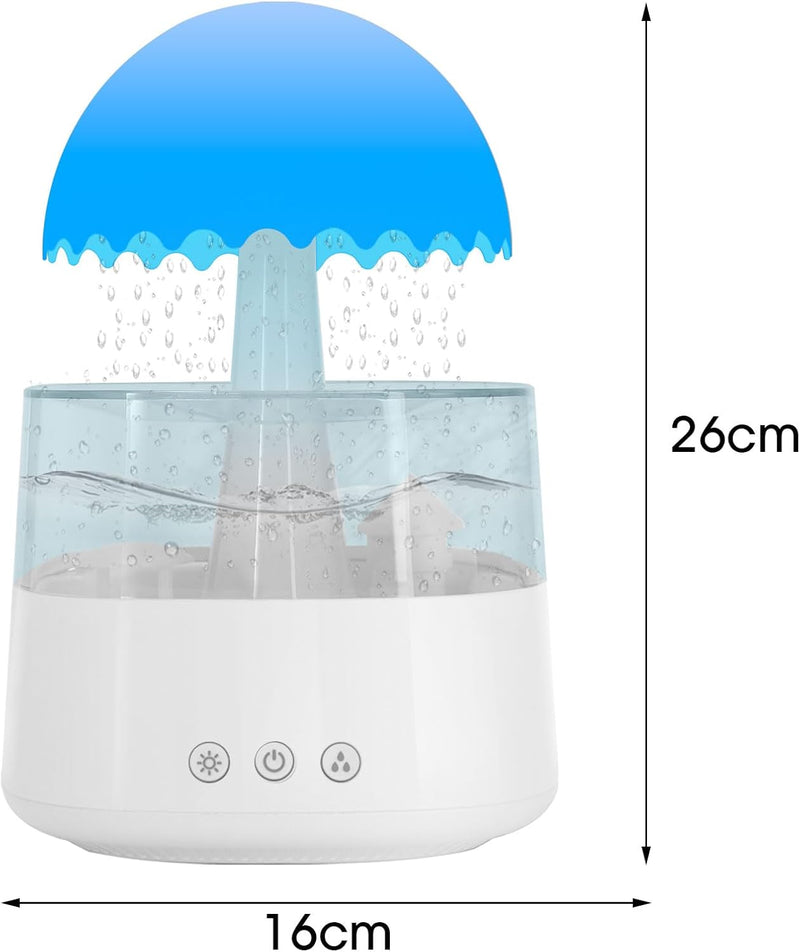 Luftbefeuchter, Raumbefeuchter, Humidifier 450 ml, Luftbefeuchter schlafzimmer, Wolkenluftbefeuchter