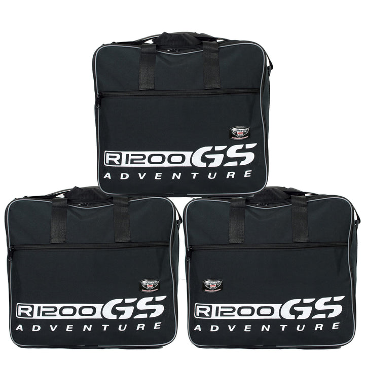 GREAT BIKERS GEAR - Gepäckträgertaschen (3er-Set) Taschen passend für BMW R1200GS Adventure GSA Alum