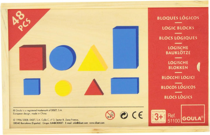Goula D51100 Holzspiel Logische Blöcke Logische Blöcke 1, Logische Blöcke 1